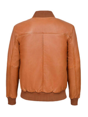 mens-classic-bomber-tan-brown-leather-jacket-1