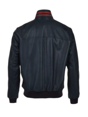 mens-red-strip-motor-biker-black-leather-jacket-1