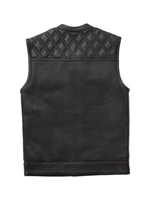 mens-side-lace-biker-flap-pocket-leather-vest-1