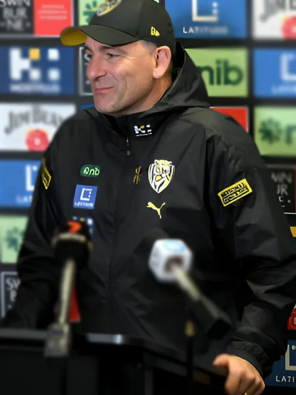 Richmond Tigers Training Session Black Jacket