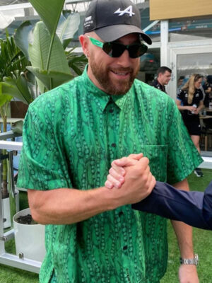 travis-kelce-miami-f1-grand-prix-green-shirt-1
