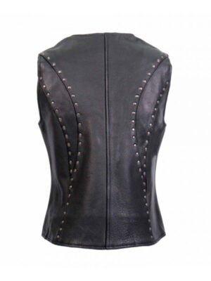 womens-cowgirl-v-neck-black-leather-vest-1