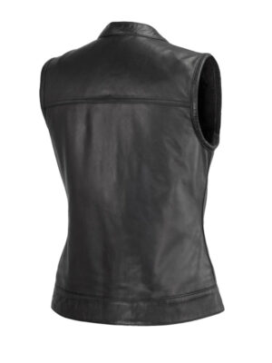 womens-flap-pocket-motor-biker-leather-vest-1
