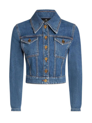 Women’s Sky Cropped Short Body Denim Jacket