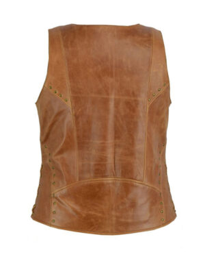 womens-zippered-with-lacing-design-brown-vest-1