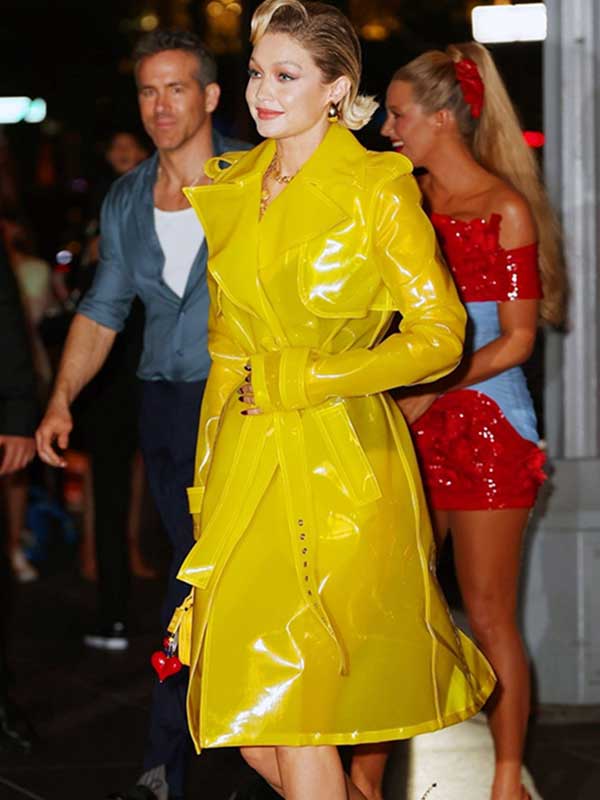 Deadpool & Wolverine Gigi Hadid 2024 Yellow Coat
