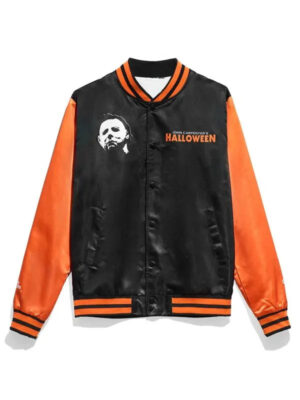 Halloween 1978 Boogeyman Black and Orange Satin Jacket