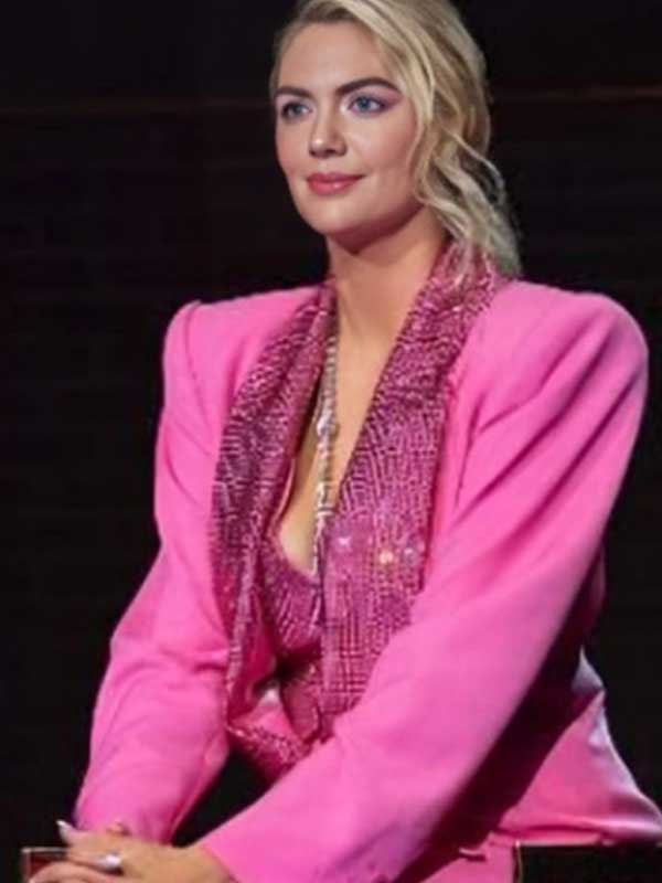 Kate Upton Dress My Tour 2024 Pink Suit