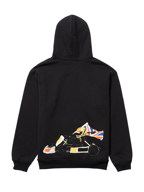 Lewis Hamilton +44 Soldier Racer Black Hoodie
