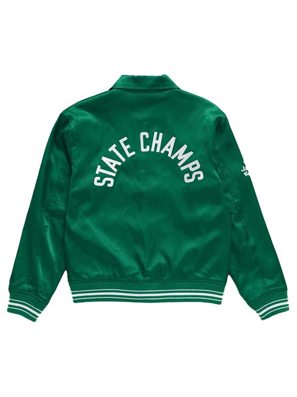 MaXXXine 2024 Maxine Minx Green Varsity Jacket