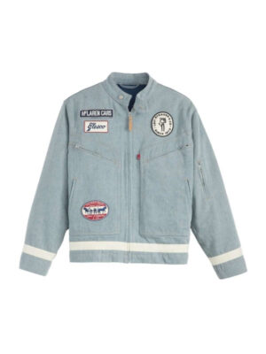 McLaren F1 Racing Team Retro-Inspired Denim Jacket