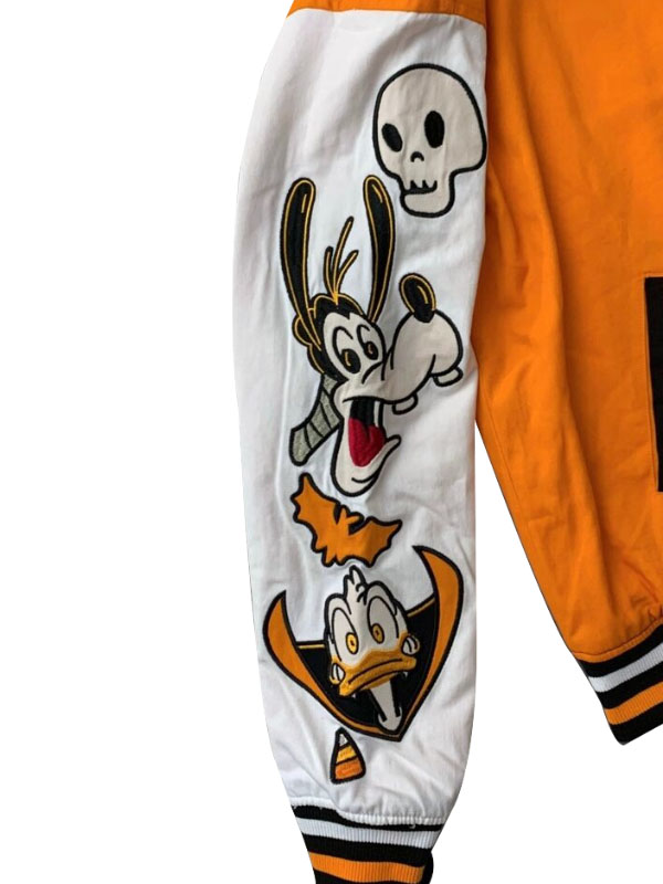 Mickey Letterman Disney Halloween Hot Varsity Jacket
