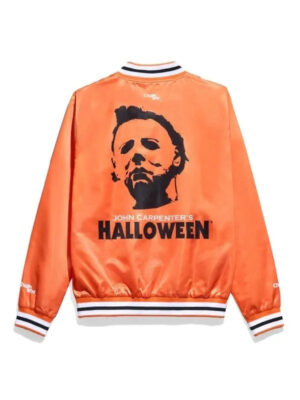myers-retro-halloween-orange-satin-bomber-jacket