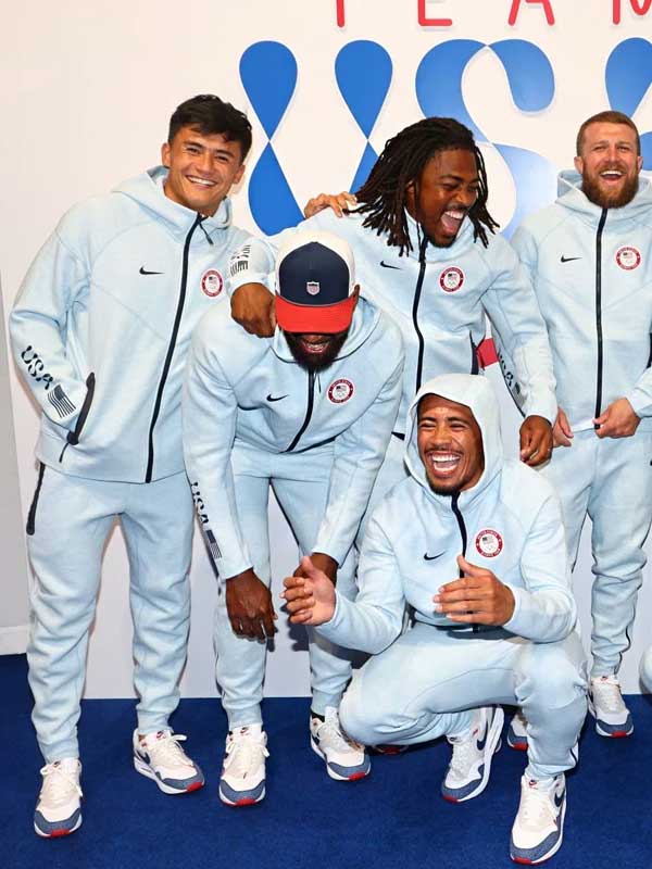 Olympics 2024 Team USA Nike Tech Fleece Full-Zip Hoodie