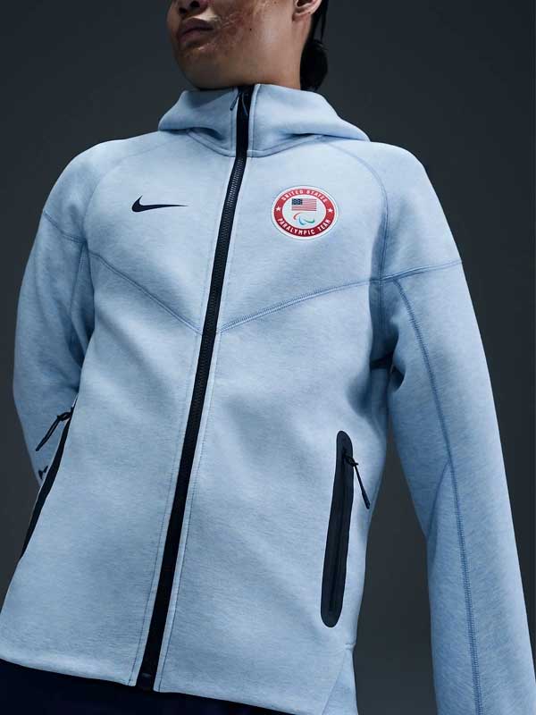 Olympics 2024 Team USA Nike Tech Fleece Full-Zip Hoodie