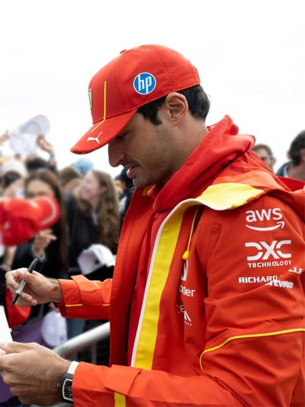Scuderia Ferrari Team Carlos Sainz Hooded Jacket