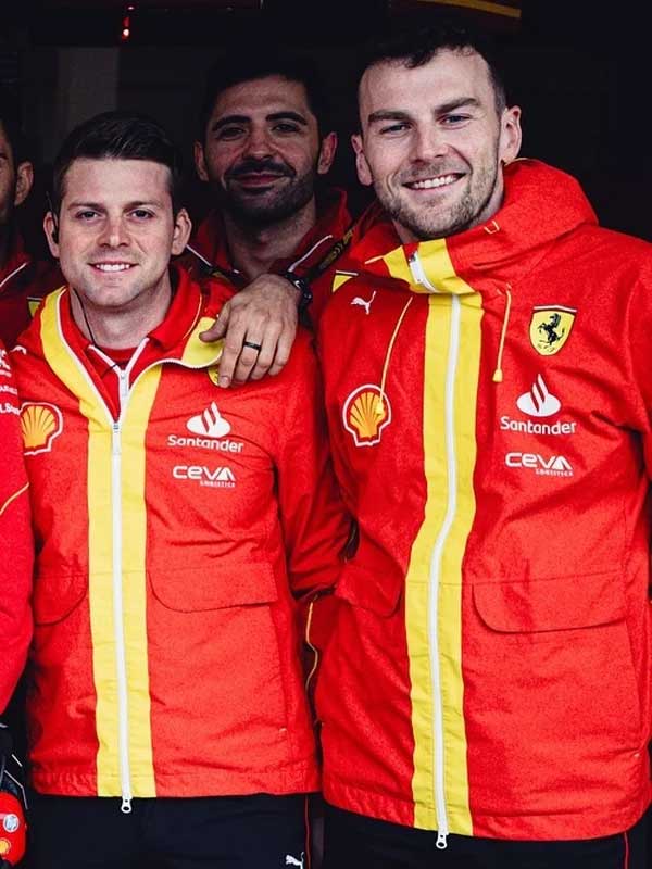 Scuderia Ferrari Team Carlos Sainz Hooded Jacket
