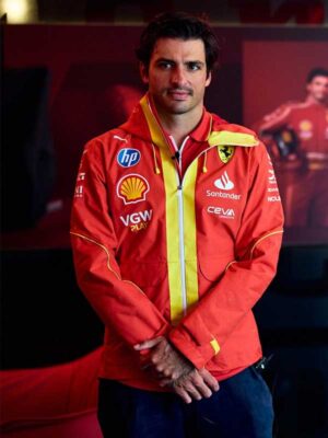 Scuderia Ferrari Team Carlos Sainz Hooded Jacket