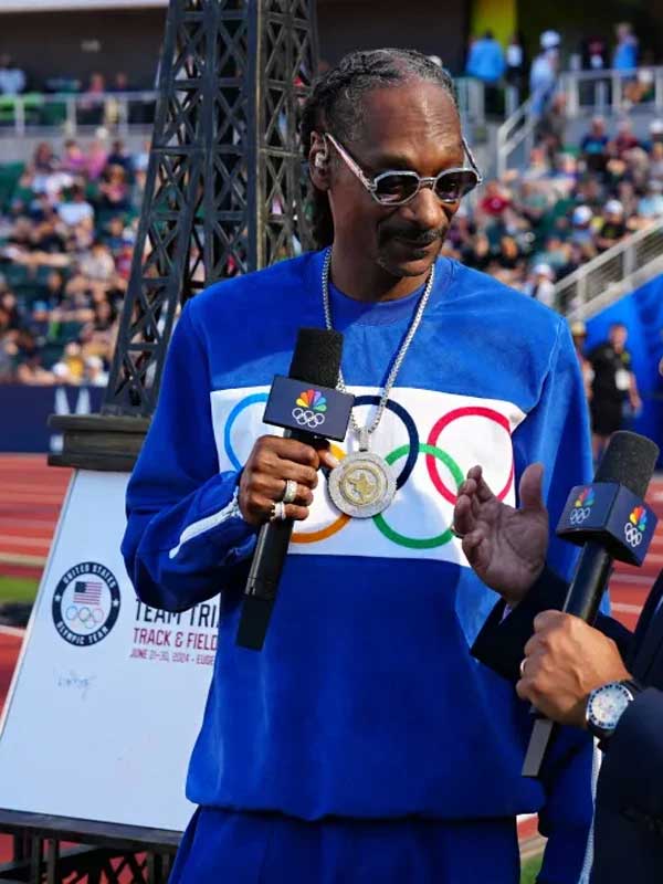 Snoop Dogg US Olympic 2024 Trials Blue Tracksuit