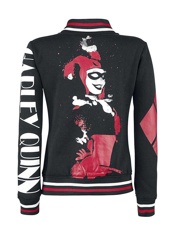 Suicide Squad Harley Quinn Bomber Varsity Jacket