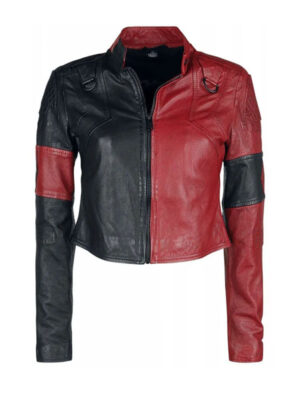 Suicide Squad Harley Quinn Live Fast Die Leather Jacket