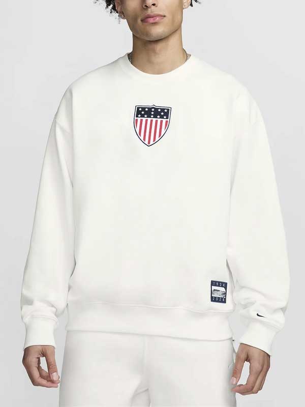 Team USA Solo Swoosh Nike Crew-Neck Sweatshirt