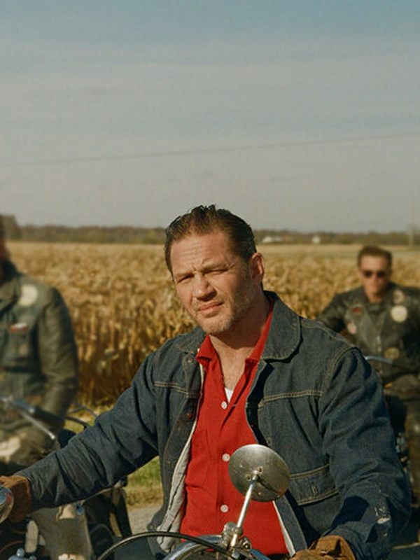 Tom Hardy The Bikeriders Johnny Blue Denim Jacket