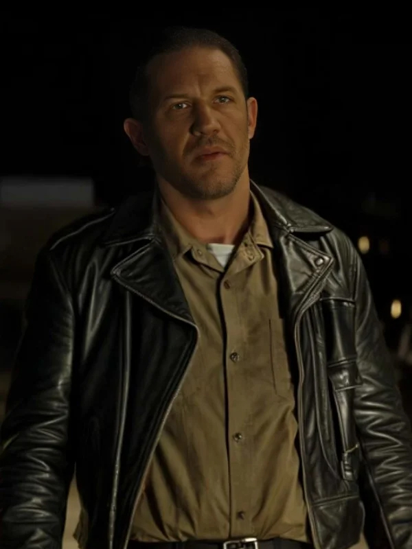 Tom Hardy The Bikeriders Johnny Black Leather Jacket