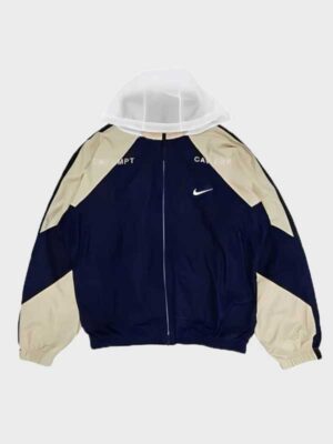 Unisex Nike x CE Blue White Cotton Track Jacket