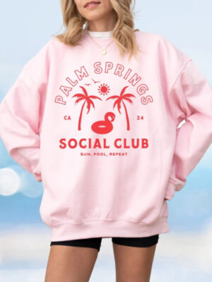 Unisex Palm Springs Social Club Crewneck Sweatshirt