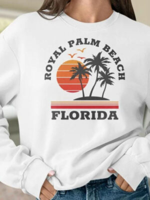 Unisex Royal Palm Beach Crewneck Florida Sweatshirt