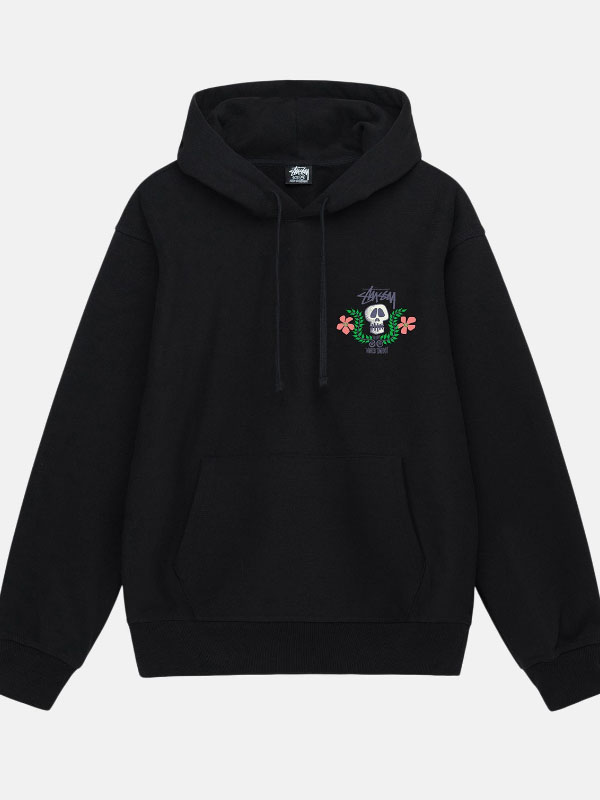 Unisex Skull Crest Stussy World Tribe Hoodie