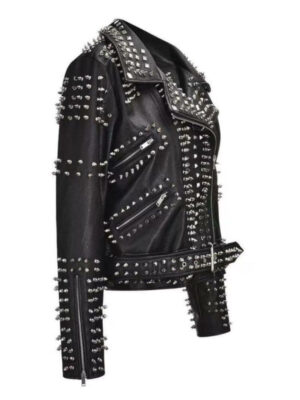 unisex-slim-punk-spike-gothic-studded-biker-leather-jacket-1