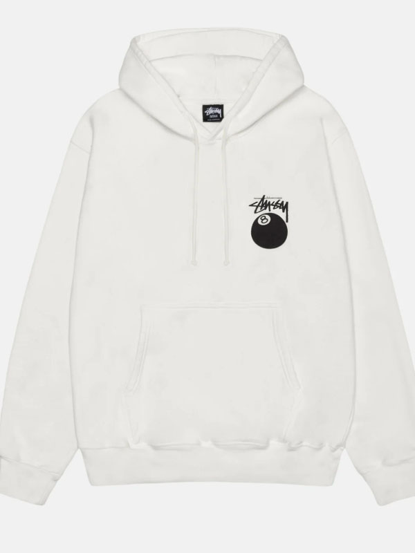 Unisex Stussy 8 Ball Logo Pullover Hoodie