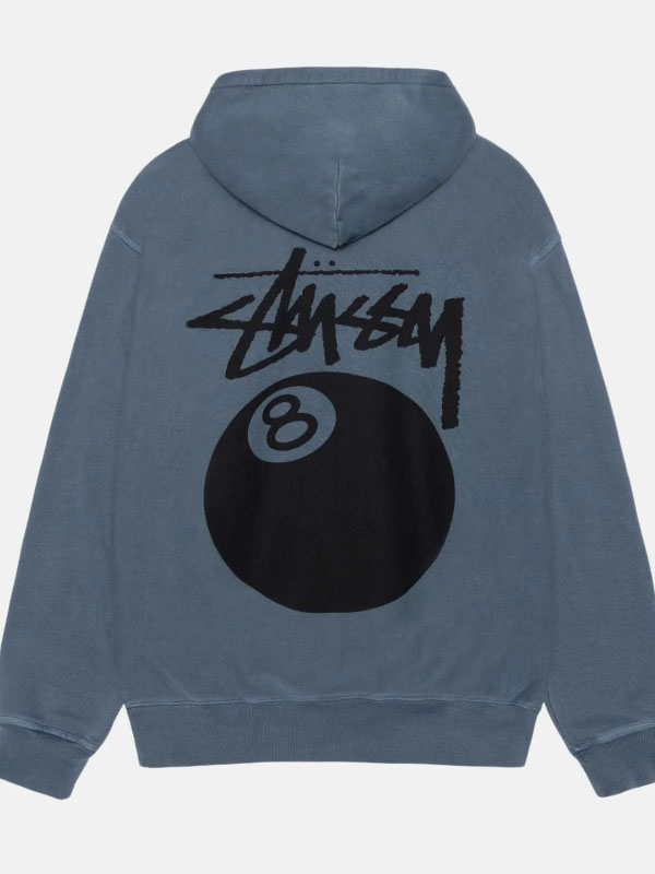Unisex Stussy 8 Ball Logo Pullover Hoodie