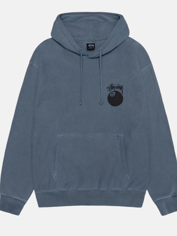Unisex Stussy 8 Ball Logo Pullover Hoodie