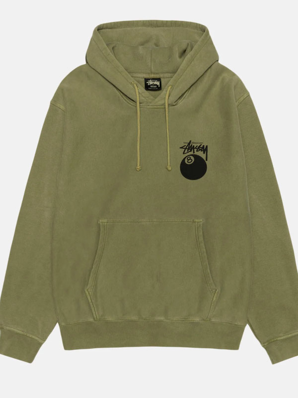 Unisex Stussy 8 Ball Logo Pullover Hoodie
