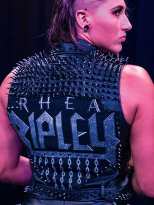 wwe-rhea-ripley-black-studded-leather-vest-1