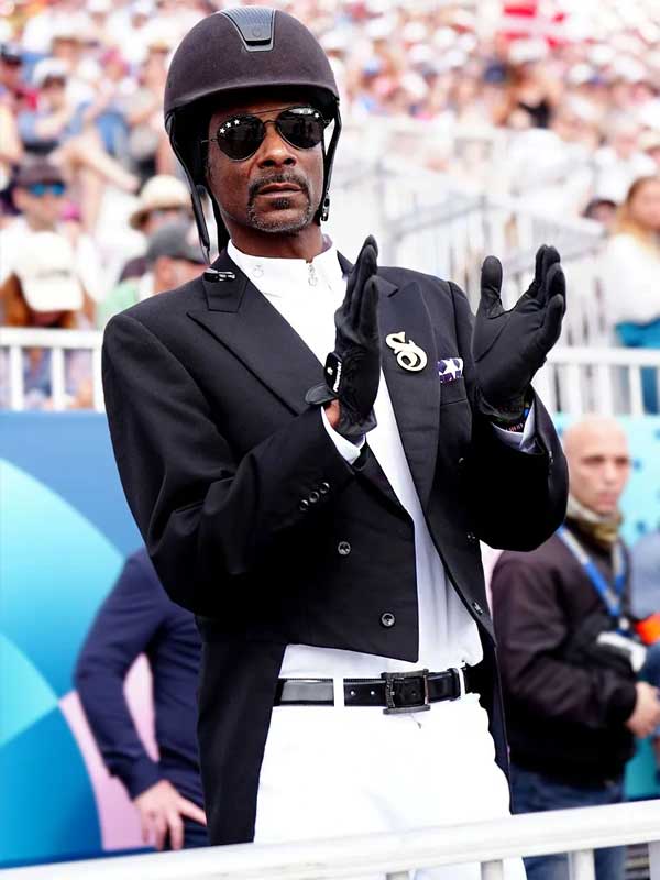 2024 Paris Olympic Snoop Dogg Black Tailcoat
