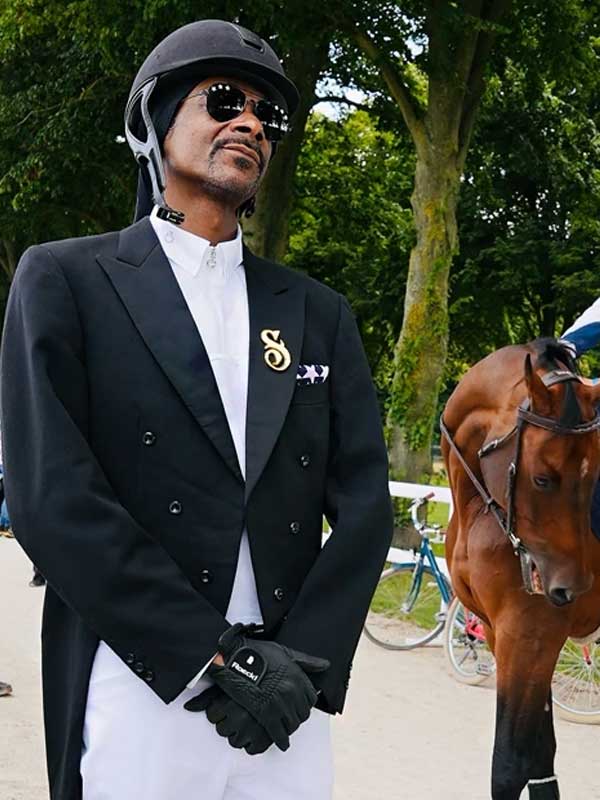 2024 Paris Olympic Snoop Dogg Black Tailcoat