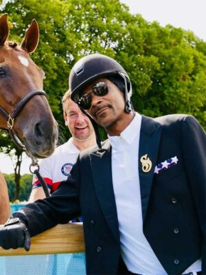 2024 Paris Olympic Snoop Dogg Black Tailcoat