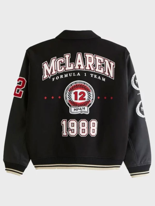 Abercrombie Formula 1 Team McLaren Black Bomber Jacket