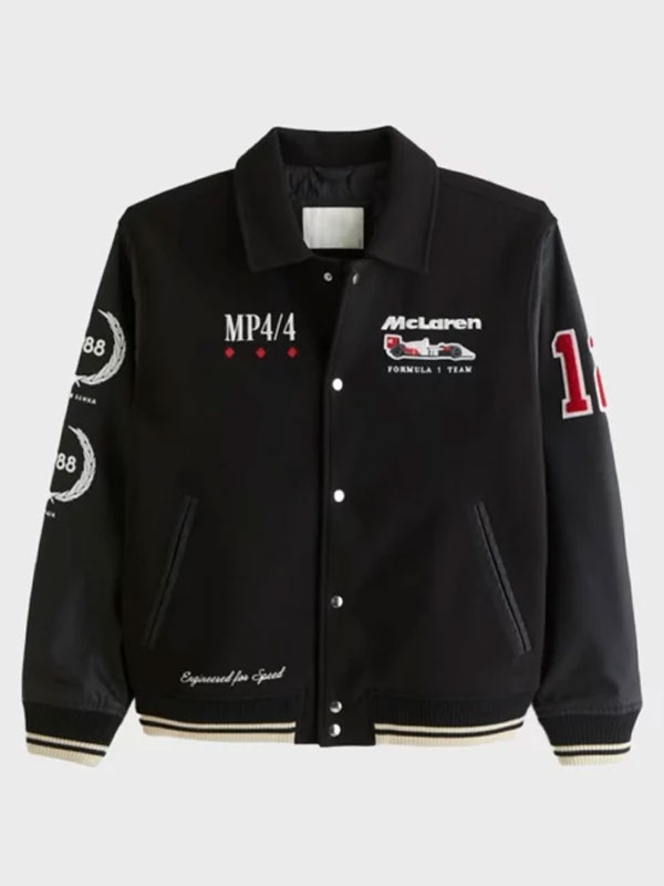 Abercrombie Formula 1 Team McLaren Black Bomber Jacket