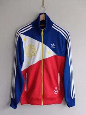 Adidas Philippines Flag Red & Blue Track Jacket