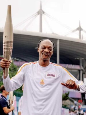American rapper Snoop Dogg Olympic 2024 White T-Shirt