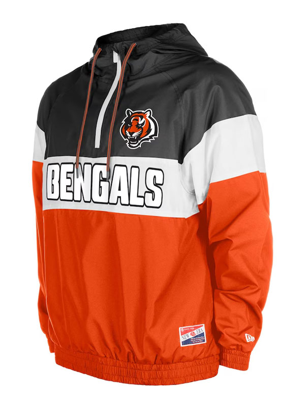 Cincinnati Bengals 3rd Down Quarter-Zip Windbreaker Jacket