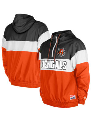 Cincinnati Bengals 3rd Down Quarter-Zip Windbreaker Jacket