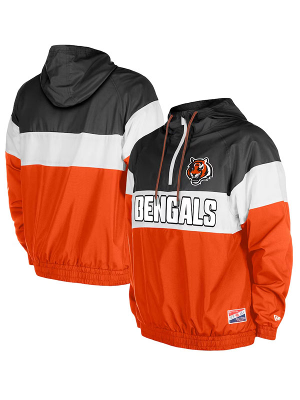 Cincinnati Bengals 3rd Down Quarter-Zip Windbreaker Jacket
