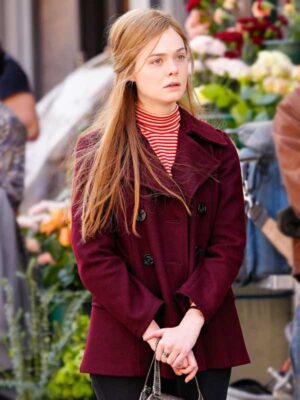 elle-fanning-a-complete-unknown-sylvie-russo-maroon-pea-coat-1