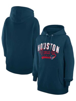 Houston Texans G-III Banks Filigree Fleece Pullover Hoodie